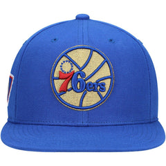 Philadelphia 76ers 50th Anniversary Snapback Hat - Royal on sale