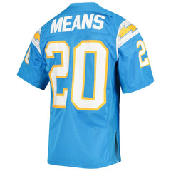 Natrone Means Los Angeles Chargers 1994 Authentic Throwback Retired Player Jersey - Powder Blue discount