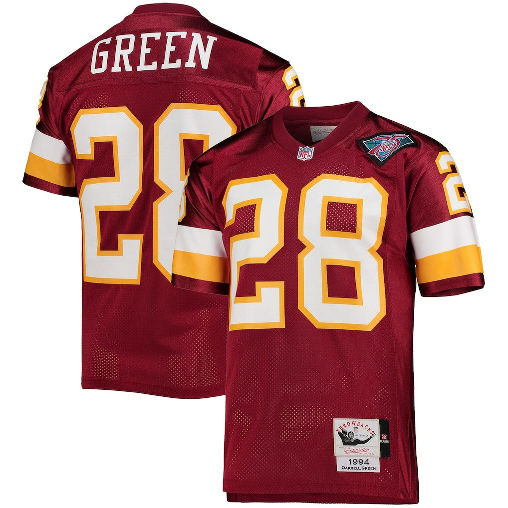 Darrell Green Washington Football Team 1994 Authentic Throwback Retired Player Jersey - Burgundy outlet