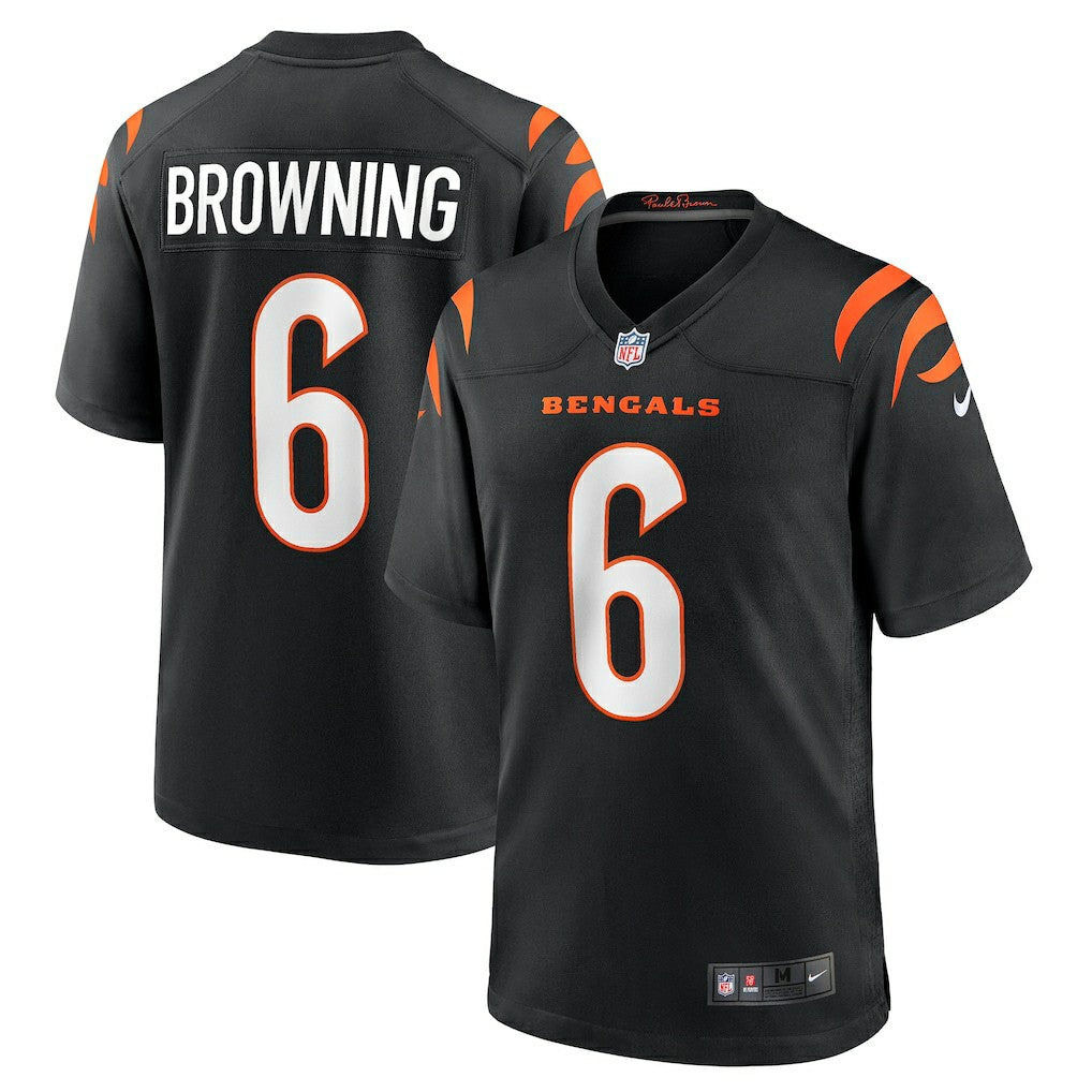 Jake Browning Cincinnati Bengals Game Jersey - Black outlet