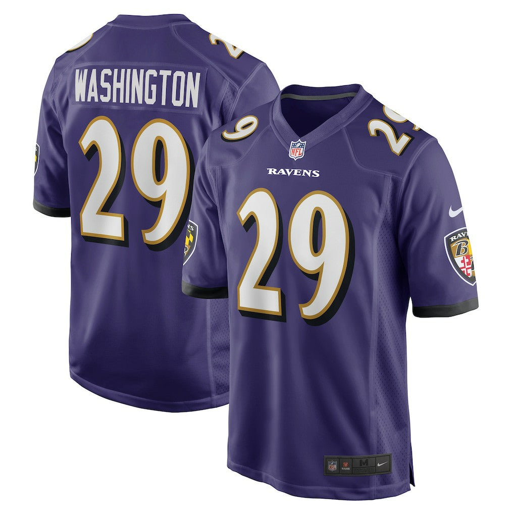 Ar'Darius Washington Baltimore Ravens Player Game Jersey - Purple sale