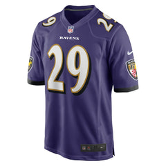 Ar'Darius Washington Baltimore Ravens Player Game Jersey - Purple sale