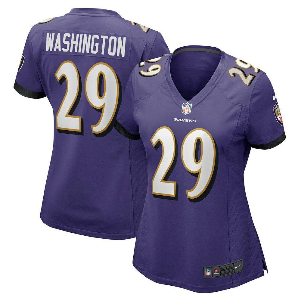 Ar'Darius Washington Baltimore Ravens Women's Player Game Jersey - Purple online
