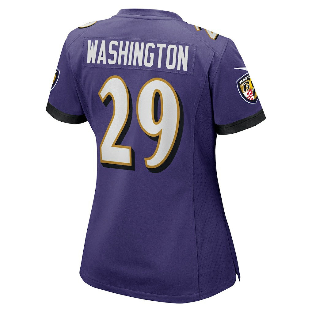 Ar'Darius Washington Baltimore Ravens Women's Player Game Jersey - Purple online