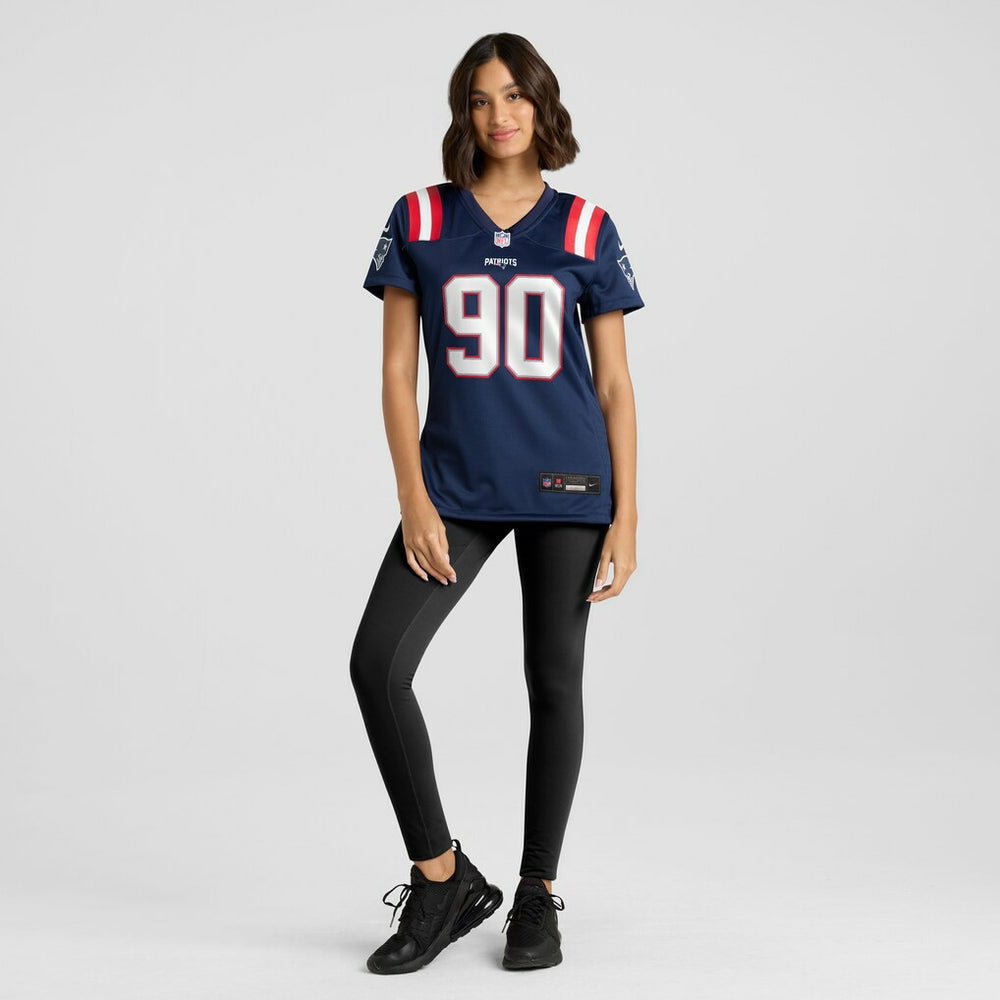 Christian Barmore New England Patriots Women's Game Jersey - Navy on sale