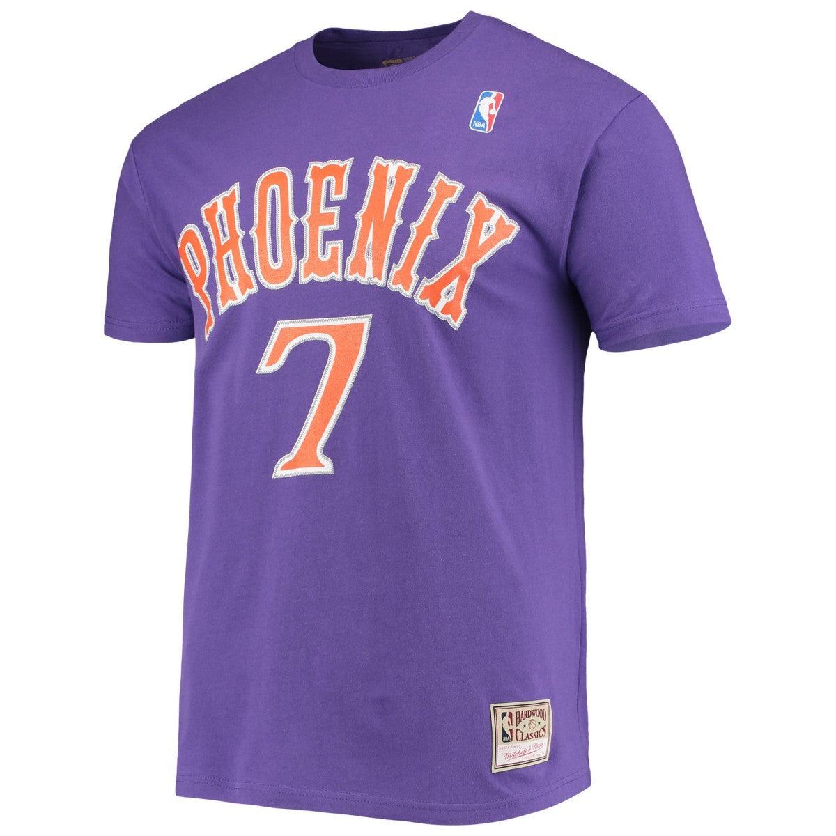 Kevin Johnson Phoenix Suns Hardwood Classics Stitch Name & Number T-Shirt - Purple discount