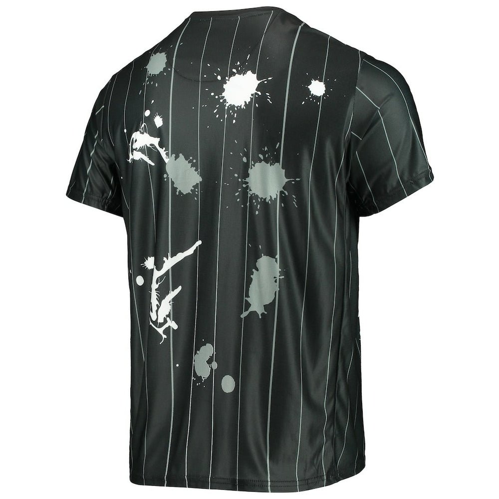 Brooklyn Nets FISLL Striped Splatter T-Shirt - Black sale