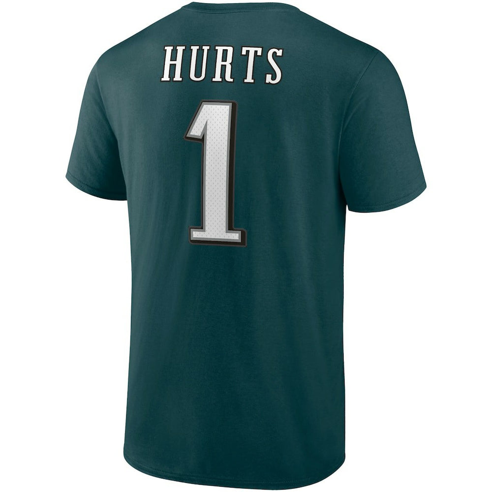 Jalen Hurts Philadelphia Eagles Player Icon T-Shirt - Midnight Green outlet