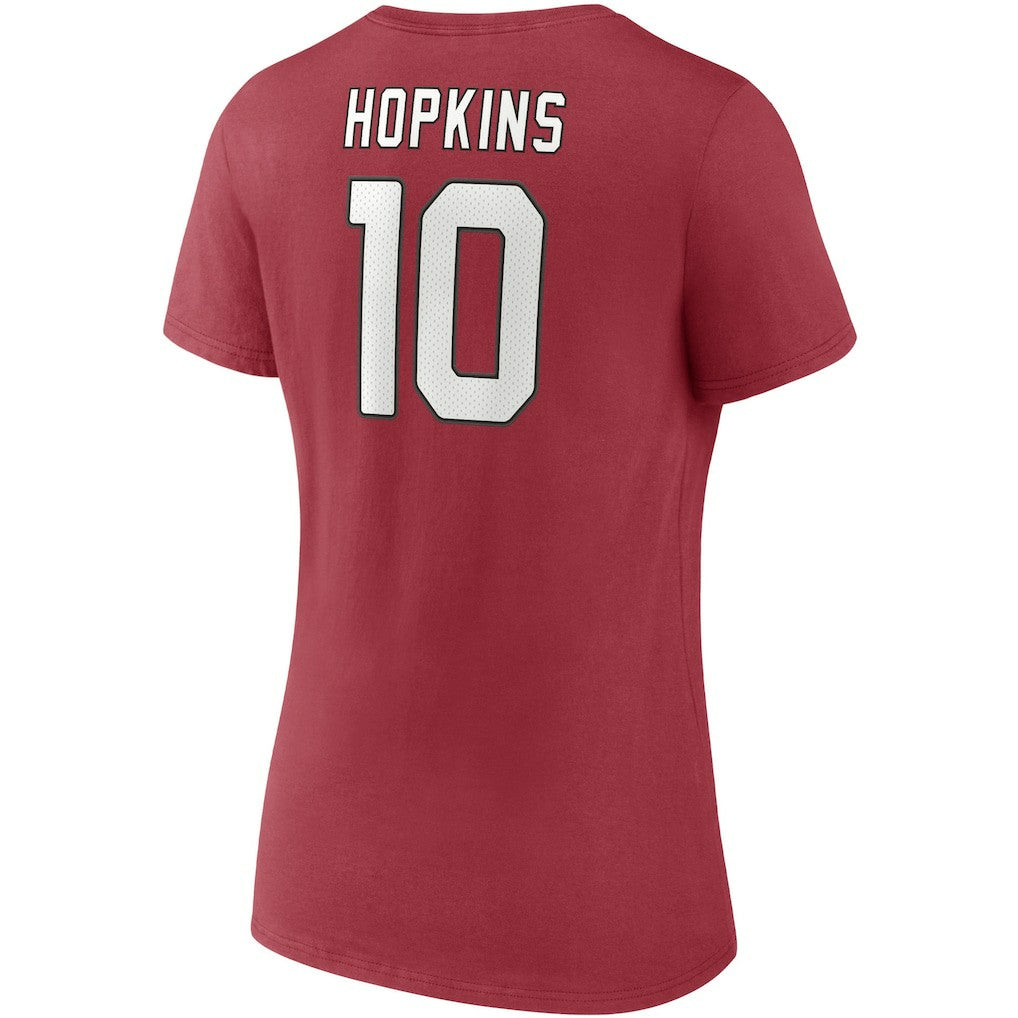 DeAndre Hopkins Arizona Cardinals Women's Player Icon Name & Number V-Neck T-Shirt - Cardinal discount
