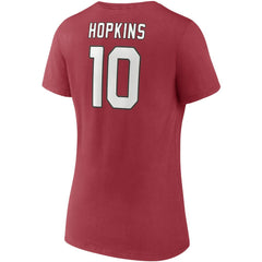 DeAndre Hopkins Arizona Cardinals Women's Player Icon Name & Number V-Neck T-Shirt - Cardinal discount