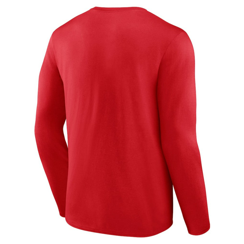 Washington Capitals Fanatics Authentic Pro Core Collection Secondary Long Sleeve T-Shirt - Red T-shirts