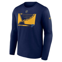 St. Louis Blues Fanatics Authentic Pro Core Collection Secondary Long Sleeve T-Shirt - Navy T-shirts
