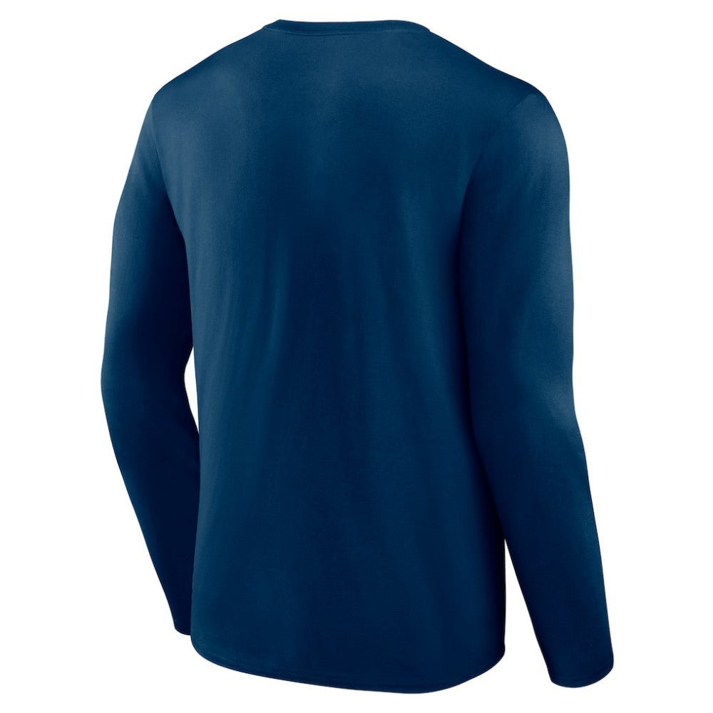 Seattle Kraken Fanatics Authentic Pro Core Collection Secondary Long Sleeve T-Shirt - Deep Sea Blue T-shirts
