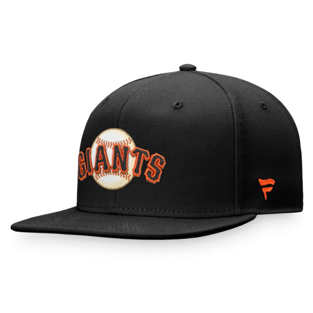 San Francisco Giants Iconic Team Patch Fitted Hat Black
