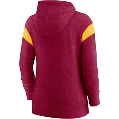 Washington Commanders Women's Monaco Lightweight Full-Zip Hoodie - Burgundy/Gold on sale