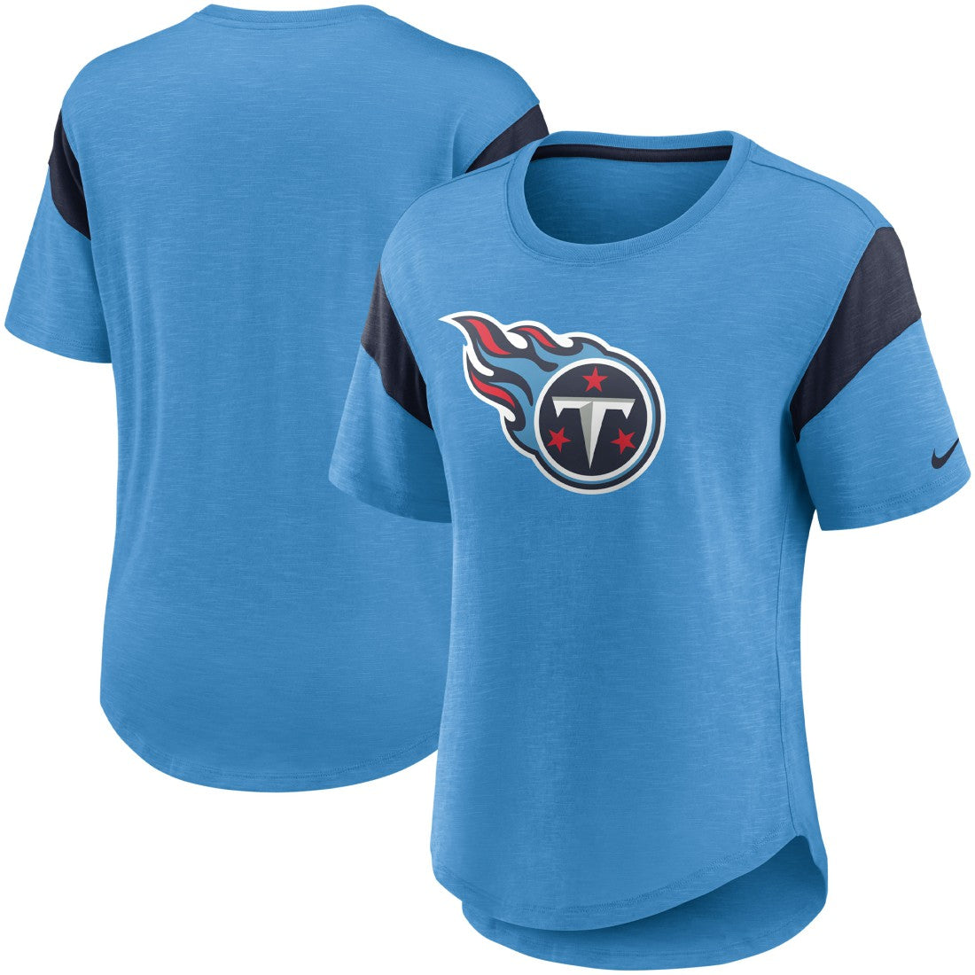 Tennessee Titans Women's Primary Logo Fashion Top - Light Blue for sale