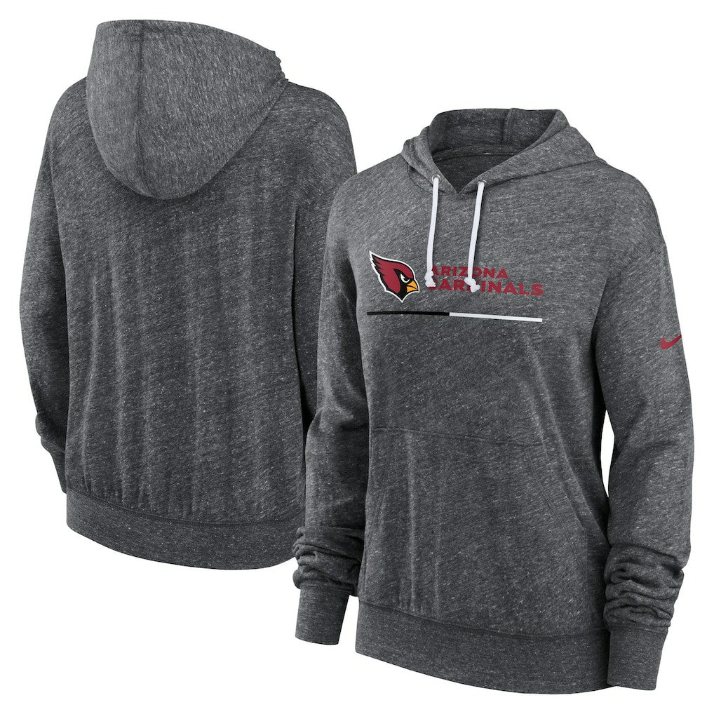 Arizona Cardinals Women's Team Spirit Gym Vintage Lightweight Hoodie Top - Heather Charcoal online