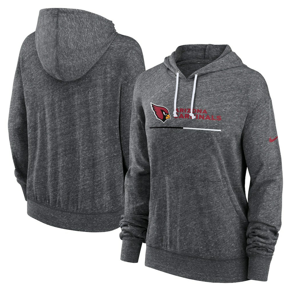 Arizona Cardinals Women's Team Spirit Gym Vintage Lightweight Hoodie Top - Heather Charcoal online