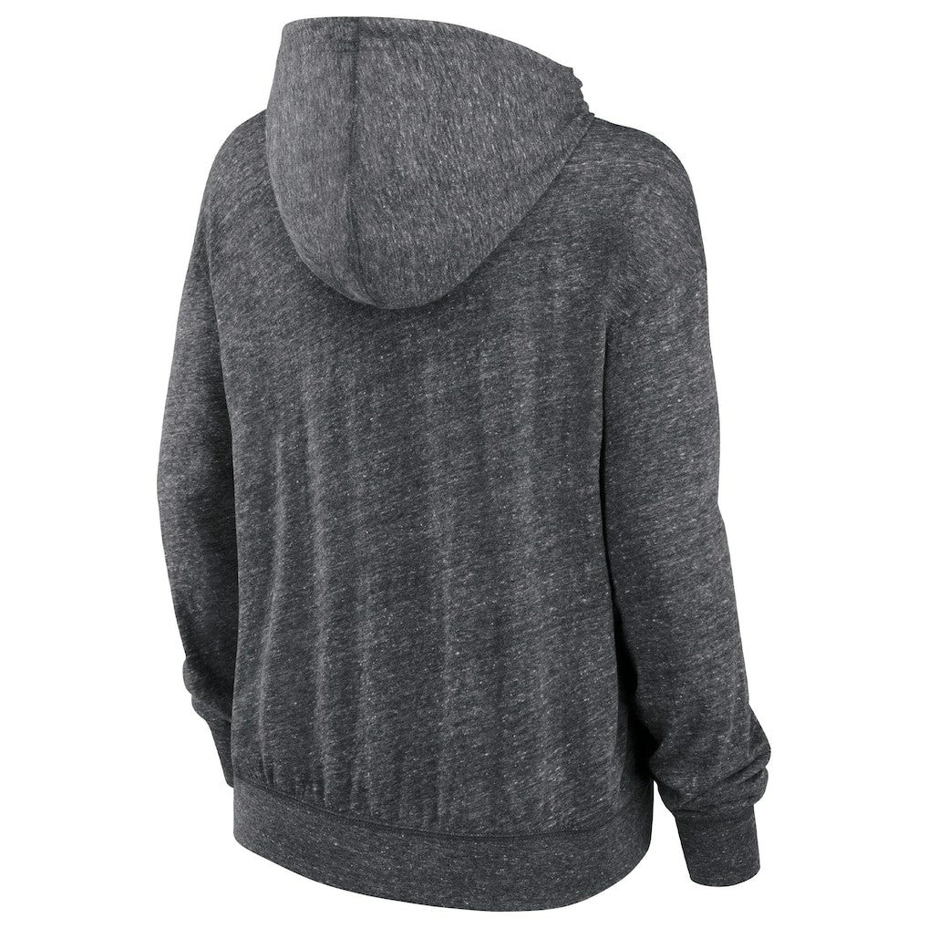 Washington Commanders Women's Team Spirit Gym Vintage Lightweight Hoodie Top - Heather Charcoal on sale