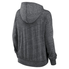New York Jets Women's Team Spirit Gym Vintage Lightweight Hoodie Top - Heather Charcoal sale