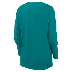 Miami Dolphins Women's Rewind Playback Icon Performance Pullover Sweatshirt - Aqua cheap