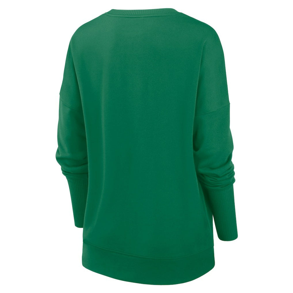 New York Jets Women's Rewind Playback Icon Performance Pullover Sweatshirt - Green on sale
