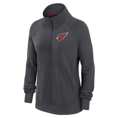 Arizona Cardinals Women's Premium Raglan Performance Half-Zip Sweatshirt - Charcoal cheap