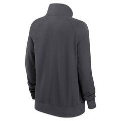 New Orleans Saints Women's Premium Raglan Performance Half-Zip Sweatshirt - Charcoal discount