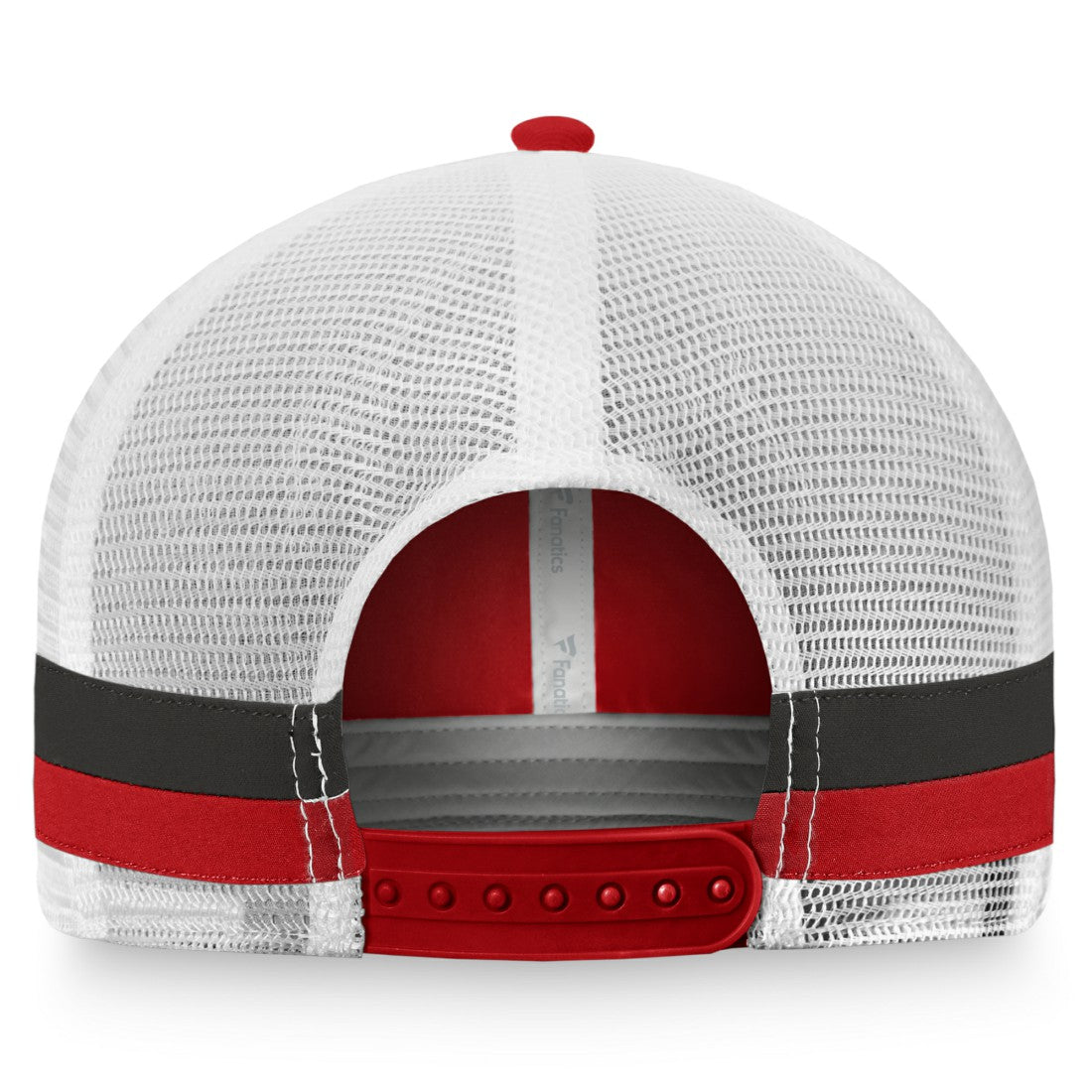 Tampa Bay Buccaneers Iconic Team Stripe Trucker Snapback Hat - Red/White discount