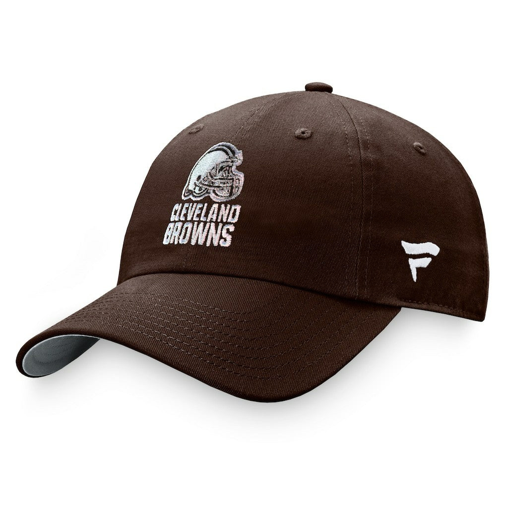 Cleveland Browns Women's Iconic Iridescent Adjustable Hat - Brown on sale
