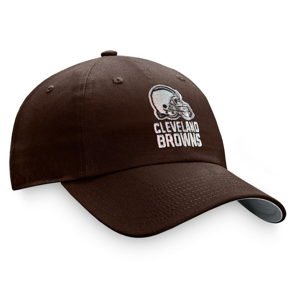 Cleveland Browns Women's Iconic Iridescent Adjustable Hat - Brown on sale