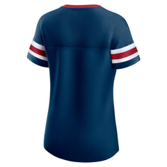 Houston Texans Women's Original State Lace-Up T-Shirt - Navy on sale