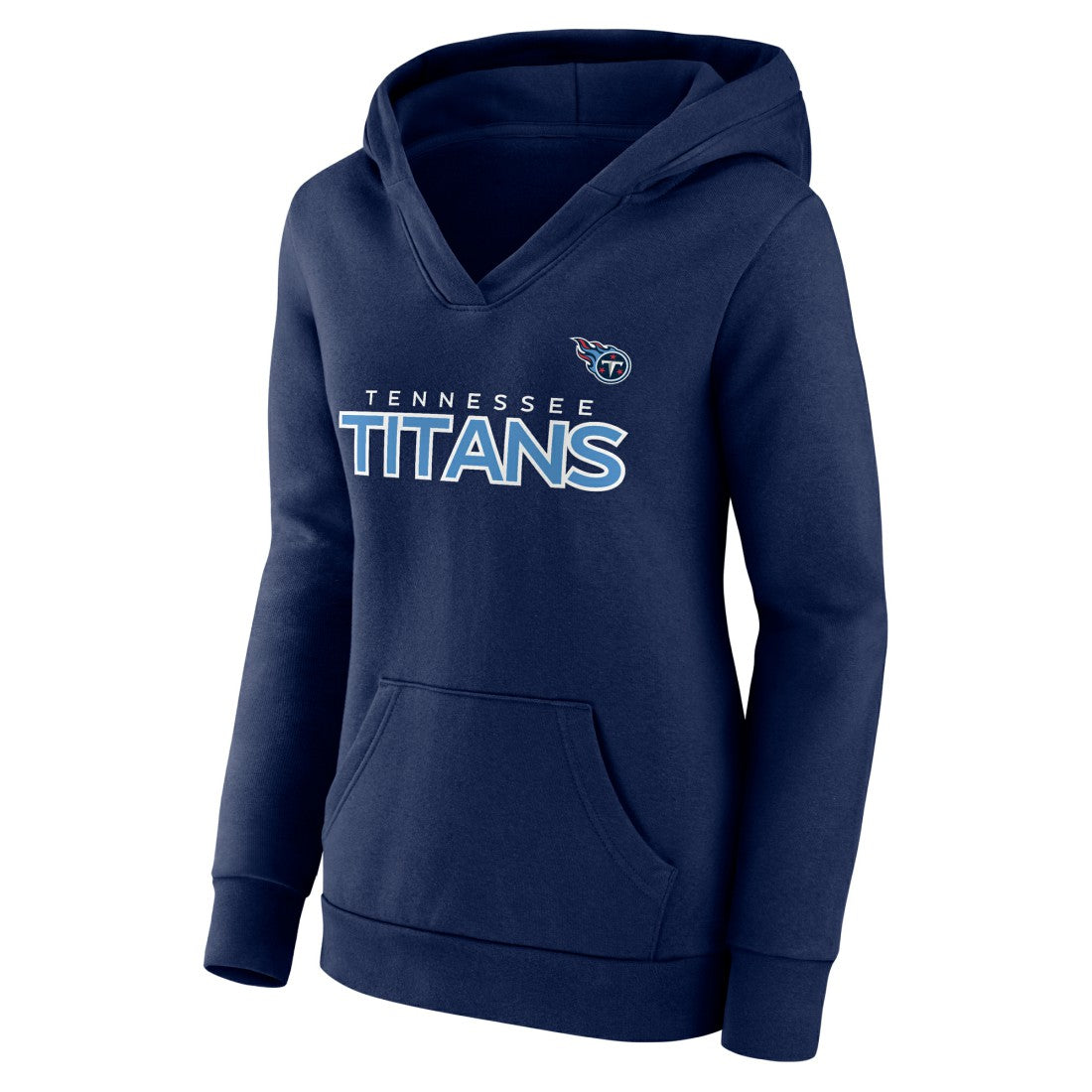 Tennessee Titans Women's Iconic Cotton Fleece Checklist Pullover Hoodie - Navy cheap