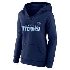 Tennessee Titans Women's Iconic Cotton Fleece Checklist Pullover Hoodie - Navy cheap