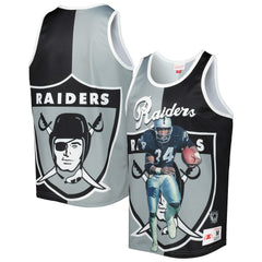 Bo Jackson Las Vegas Raiders Retired Player Graphic Tank Top - Black/Silver on sale