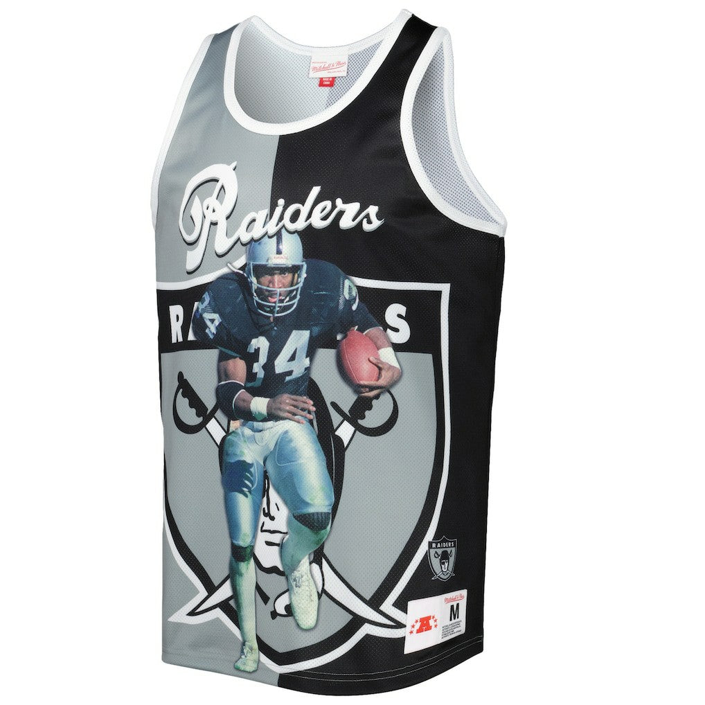 Bo Jackson Las Vegas Raiders Retired Player Graphic Tank Top - Black/Silver on sale