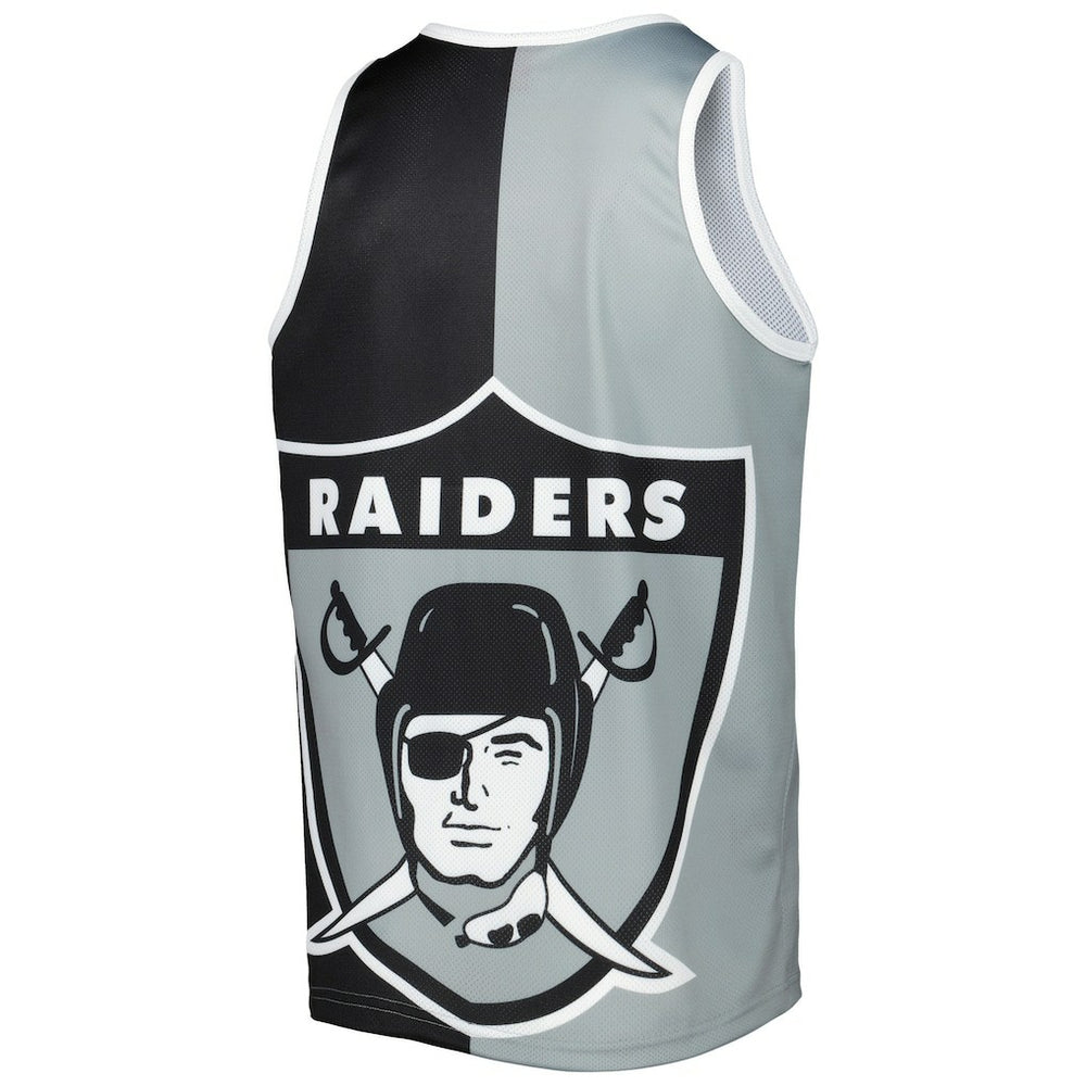 Bo Jackson Las Vegas Raiders Retired Player Graphic Tank Top - Black/Silver on sale