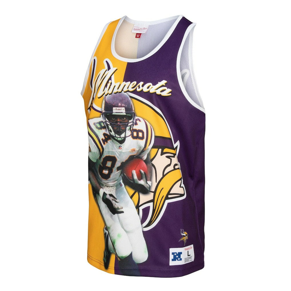 Randy Moss Minnesota Vikings Retired Player Graphic Tank Top - Purple/Gold sale