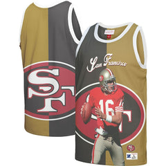 Joe Montana San Francisco 49ers Retired Player Graphic Tank Top - Black/Gold online
