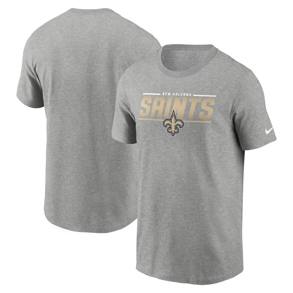 New Orleans Saints Muscle T-Shirt - Heathered Gray sale