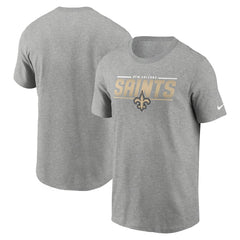 New Orleans Saints Muscle T-Shirt - Heathered Gray sale
