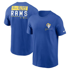 Los Angeles Rams Team Incline T-Shirt - Royal on sale