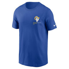 Los Angeles Rams Team Incline T-Shirt - Royal on sale