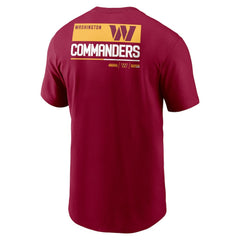 Washington Commanders Team Incline T-Shirt - Burgundy discount