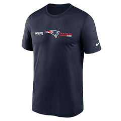 New England Patriots Horizontal Lockup Legend T-Shirt - Navy online