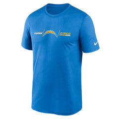 Los Angeles Chargers Horizontal Lockup Legend T-Shirt - Powder Blue outlet