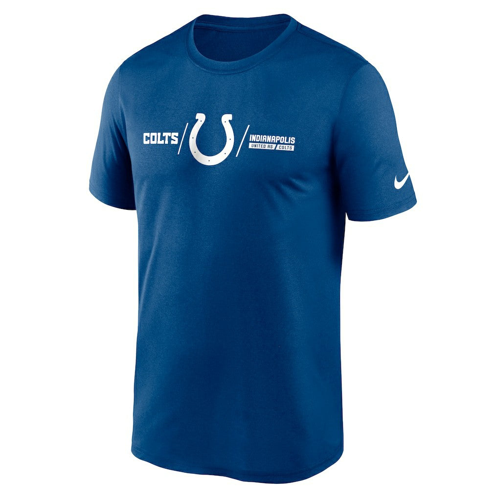 Indianapolis Colts Horizontal Lockup Legend Performance T-Shirt - Royal for sale