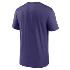 Baltimore Ravens Horizontal Lockup Legend T-Shirt - Purple cheap