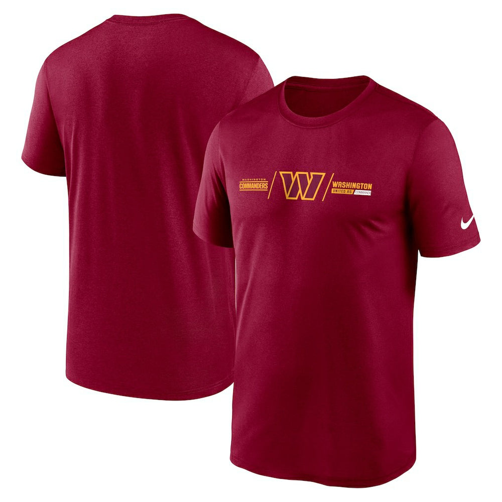 Washington Commanders Horizontal Lockup Legend T-Shirt - Burgundy cheap