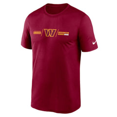 Washington Commanders Horizontal Lockup Legend T-Shirt - Burgundy cheap